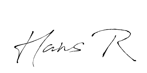 Create a beautiful signature design for name Hans R. With this signature (Antro_Vectra) fonts, you can make a handwritten signature for free. Hans R signature style 6 images and pictures png