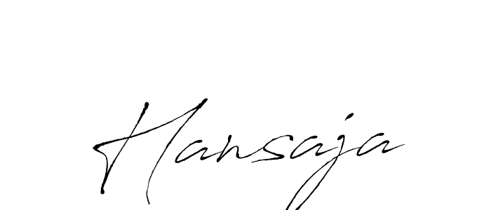 You should practise on your own different ways (Antro_Vectra) to write your name (Hansaja) in signature. don't let someone else do it for you. Hansaja signature style 6 images and pictures png