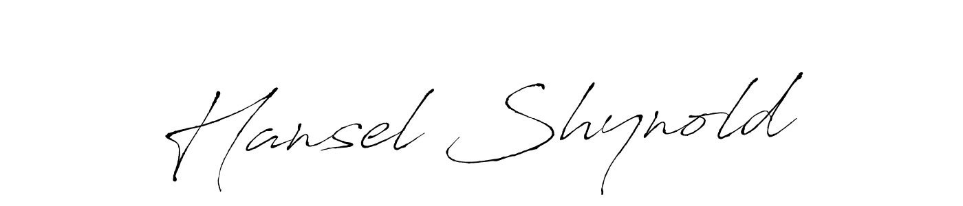 Also we have Hansel Shynold name is the best signature style. Create professional handwritten signature collection using Antro_Vectra autograph style. Hansel Shynold signature style 6 images and pictures png