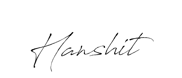 How to make Hanshit signature? Antro_Vectra is a professional autograph style. Create handwritten signature for Hanshit name. Hanshit signature style 6 images and pictures png