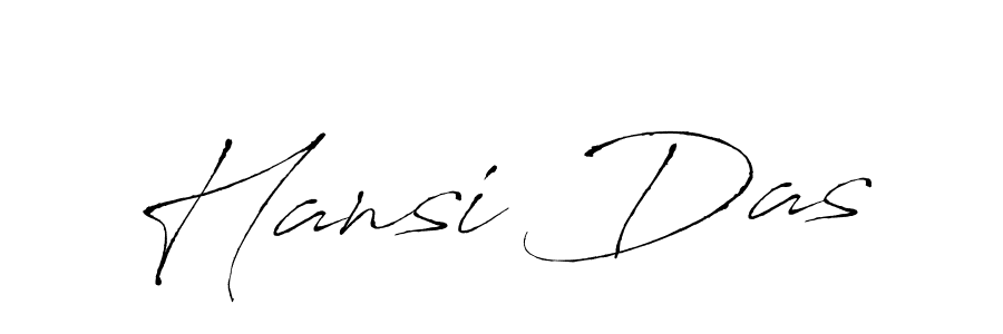 Create a beautiful signature design for name Hansi Das. With this signature (Antro_Vectra) fonts, you can make a handwritten signature for free. Hansi Das signature style 6 images and pictures png