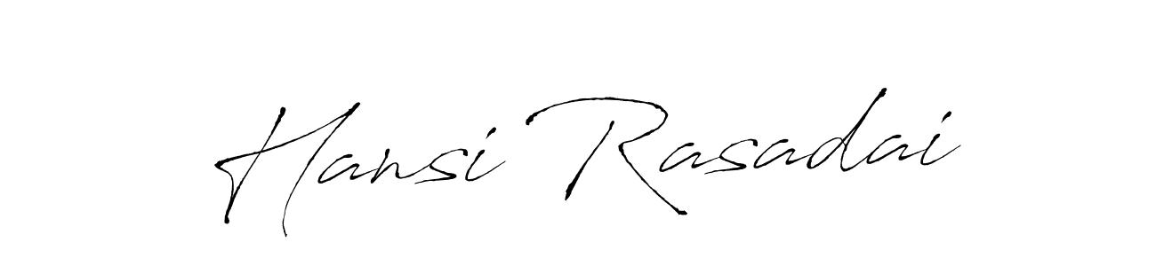 How to make Hansi Rasadai signature? Antro_Vectra is a professional autograph style. Create handwritten signature for Hansi Rasadai name. Hansi Rasadai signature style 6 images and pictures png