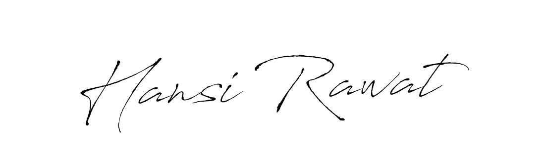 The best way (Antro_Vectra) to make a short signature is to pick only two or three words in your name. The name Hansi Rawat include a total of six letters. For converting this name. Hansi Rawat signature style 6 images and pictures png