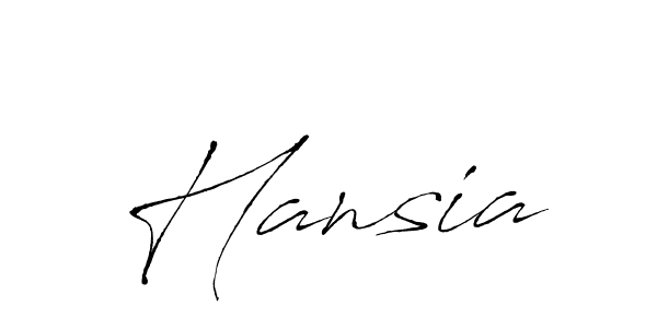 How to make Hansia signature? Antro_Vectra is a professional autograph style. Create handwritten signature for Hansia name. Hansia signature style 6 images and pictures png
