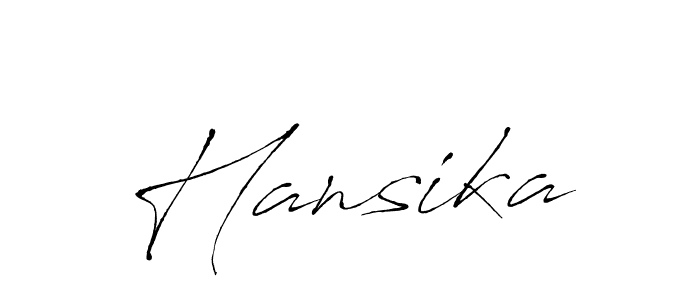Hansika stylish signature style. Best Handwritten Sign (Antro_Vectra) for my name. Handwritten Signature Collection Ideas for my name Hansika. Hansika signature style 6 images and pictures png
