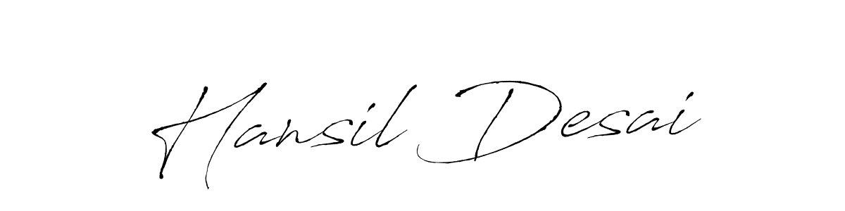 Best and Professional Signature Style for Hansil Desai. Antro_Vectra Best Signature Style Collection. Hansil Desai signature style 6 images and pictures png