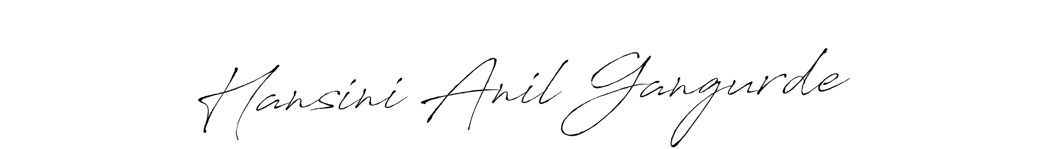 Make a beautiful signature design for name Hansini Anil Gangurde. Use this online signature maker to create a handwritten signature for free. Hansini Anil Gangurde signature style 6 images and pictures png