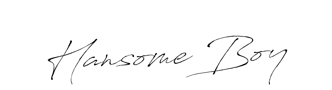 Once you've used our free online signature maker to create your best signature Antro_Vectra style, it's time to enjoy all of the benefits that Hansome Boy name signing documents. Hansome Boy signature style 6 images and pictures png