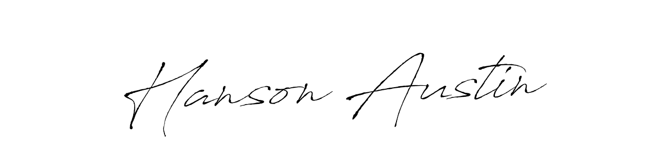 Make a beautiful signature design for name Hanson Austin. Use this online signature maker to create a handwritten signature for free. Hanson Austin signature style 6 images and pictures png