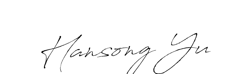 Once you've used our free online signature maker to create your best signature Antro_Vectra style, it's time to enjoy all of the benefits that Hansong Yu name signing documents. Hansong Yu signature style 6 images and pictures png
