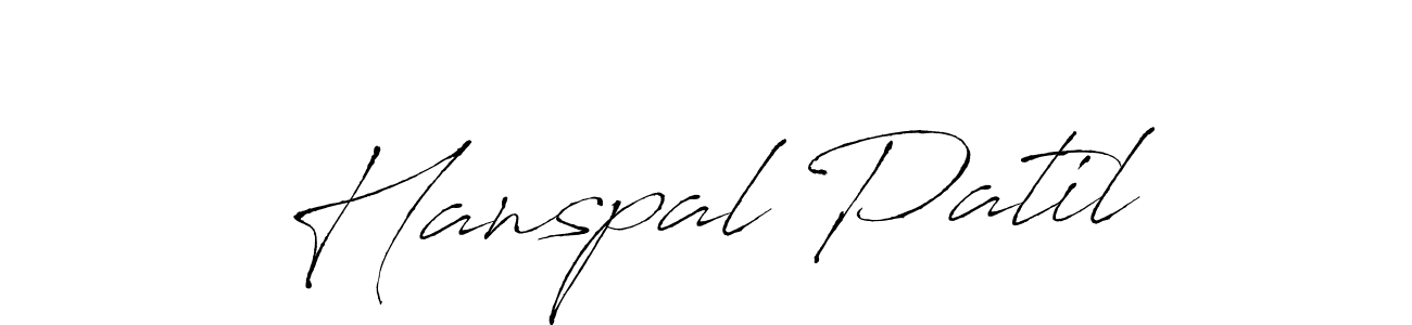 Antro_Vectra is a professional signature style that is perfect for those who want to add a touch of class to their signature. It is also a great choice for those who want to make their signature more unique. Get Hanspal Patil name to fancy signature for free. Hanspal Patil signature style 6 images and pictures png