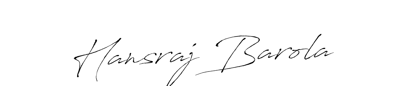 Use a signature maker to create a handwritten signature online. With this signature software, you can design (Antro_Vectra) your own signature for name Hansraj Barola. Hansraj Barola signature style 6 images and pictures png