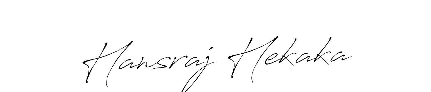 The best way (Antro_Vectra) to make a short signature is to pick only two or three words in your name. The name Hansraj Hekaka include a total of six letters. For converting this name. Hansraj Hekaka signature style 6 images and pictures png