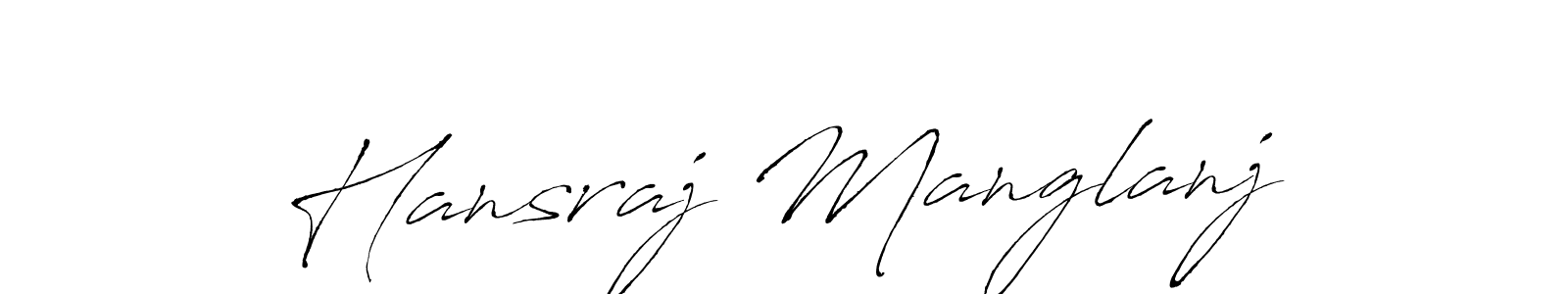 How to Draw Hansraj Manglanj signature style? Antro_Vectra is a latest design signature styles for name Hansraj Manglanj. Hansraj Manglanj signature style 6 images and pictures png