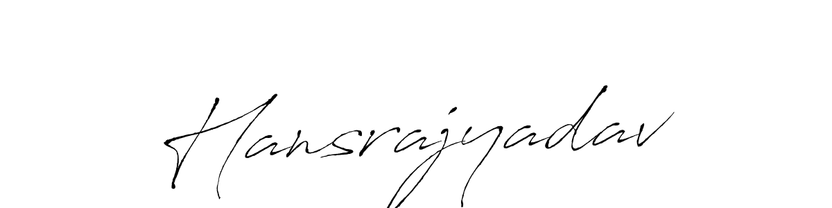 Hansrajyadav stylish signature style. Best Handwritten Sign (Antro_Vectra) for my name. Handwritten Signature Collection Ideas for my name Hansrajyadav. Hansrajyadav signature style 6 images and pictures png