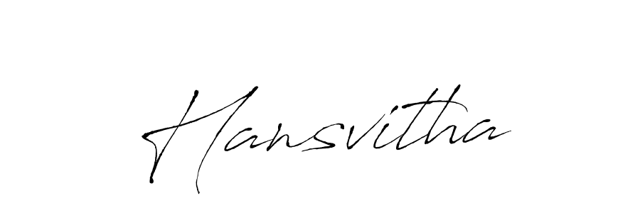 Design your own signature with our free online signature maker. With this signature software, you can create a handwritten (Antro_Vectra) signature for name Hansvitha. Hansvitha signature style 6 images and pictures png