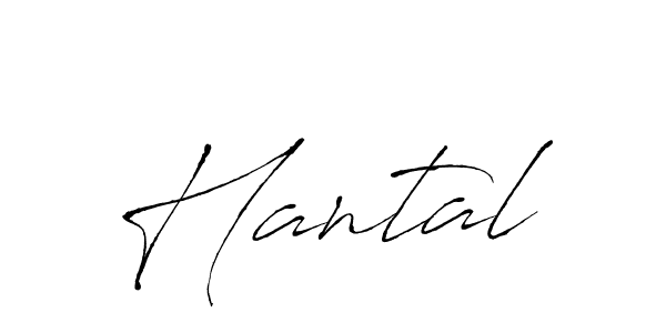 Create a beautiful signature design for name Hantal. With this signature (Antro_Vectra) fonts, you can make a handwritten signature for free. Hantal signature style 6 images and pictures png