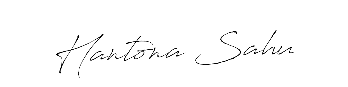 Once you've used our free online signature maker to create your best signature Antro_Vectra style, it's time to enjoy all of the benefits that Hantona Sahu name signing documents. Hantona Sahu signature style 6 images and pictures png