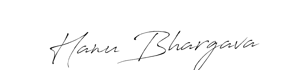 How to make Hanu Bhargava signature? Antro_Vectra is a professional autograph style. Create handwritten signature for Hanu Bhargava name. Hanu Bhargava signature style 6 images and pictures png