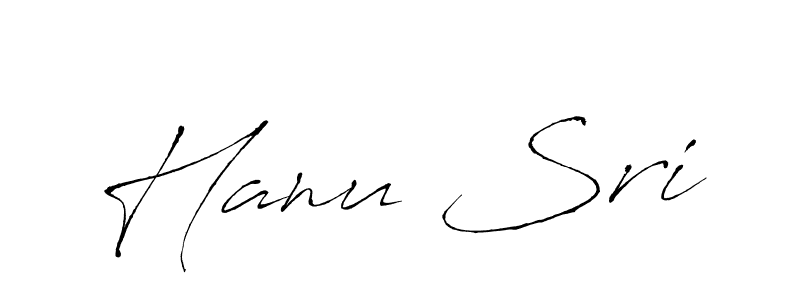 How to make Hanu Sri name signature. Use Antro_Vectra style for creating short signs online. This is the latest handwritten sign. Hanu Sri signature style 6 images and pictures png