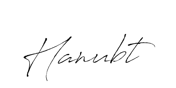 Make a beautiful signature design for name Hanubt. With this signature (Antro_Vectra) style, you can create a handwritten signature for free. Hanubt signature style 6 images and pictures png