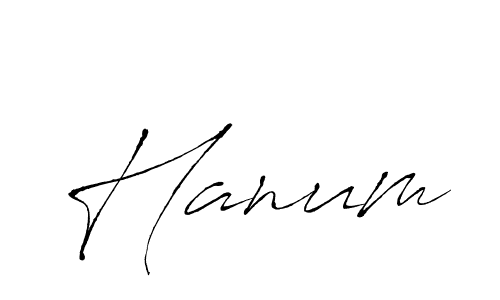 Also we have Hanum name is the best signature style. Create professional handwritten signature collection using Antro_Vectra autograph style. Hanum signature style 6 images and pictures png