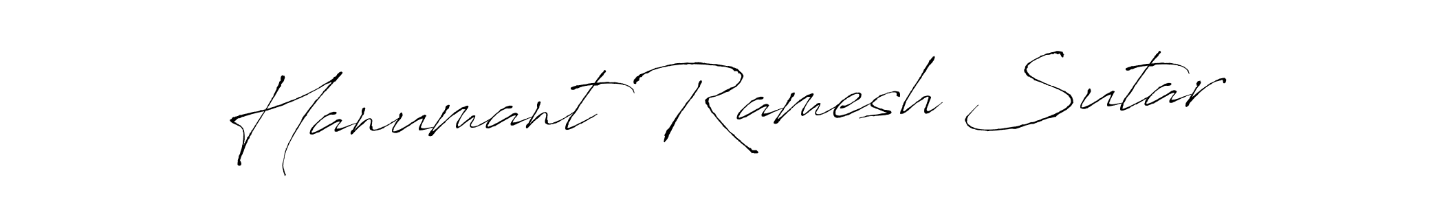 Make a beautiful signature design for name Hanumant Ramesh Sutar. Use this online signature maker to create a handwritten signature for free. Hanumant Ramesh Sutar signature style 6 images and pictures png