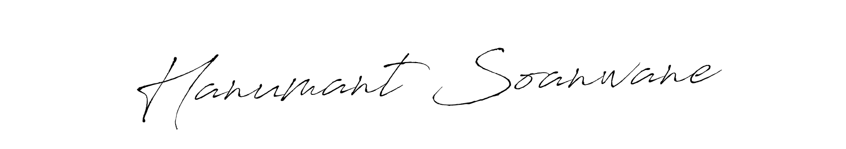 It looks lik you need a new signature style for name Hanumant Soanwane. Design unique handwritten (Antro_Vectra) signature with our free signature maker in just a few clicks. Hanumant Soanwane signature style 6 images and pictures png