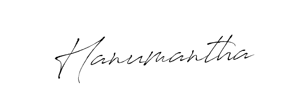 Create a beautiful signature design for name Hanumantha. With this signature (Antro_Vectra) fonts, you can make a handwritten signature for free. Hanumantha signature style 6 images and pictures png