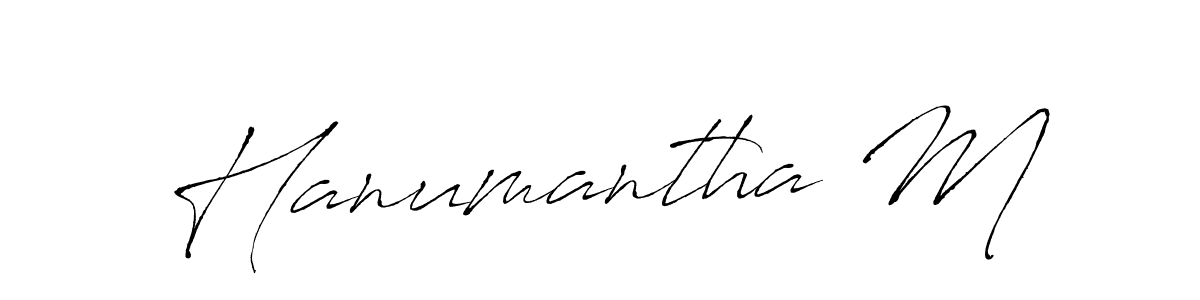 Make a beautiful signature design for name Hanumantha M. Use this online signature maker to create a handwritten signature for free. Hanumantha M signature style 6 images and pictures png
