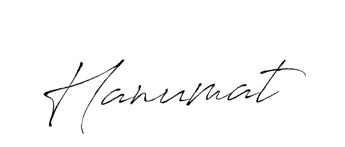 Design your own signature with our free online signature maker. With this signature software, you can create a handwritten (Antro_Vectra) signature for name Hanumat. Hanumat signature style 6 images and pictures png