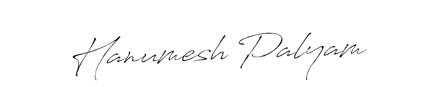 Use a signature maker to create a handwritten signature online. With this signature software, you can design (Antro_Vectra) your own signature for name Hanumesh Palyam. Hanumesh Palyam signature style 6 images and pictures png