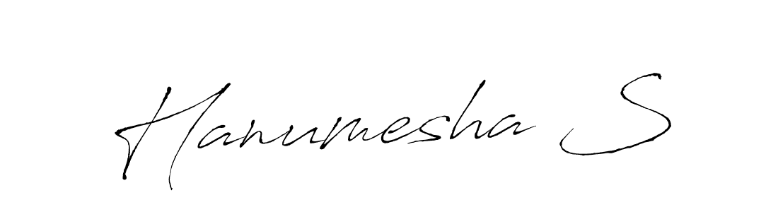 Also You can easily find your signature by using the search form. We will create Hanumesha S name handwritten signature images for you free of cost using Antro_Vectra sign style. Hanumesha S signature style 6 images and pictures png