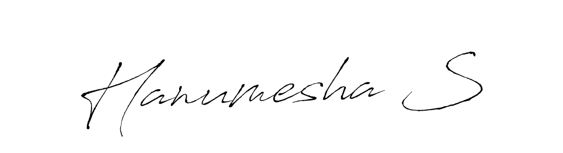 Antro_Vectra is a professional signature style that is perfect for those who want to add a touch of class to their signature. It is also a great choice for those who want to make their signature more unique. Get Hanumesha S name to fancy signature for free. Hanumesha S signature style 6 images and pictures png