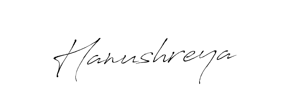 Once you've used our free online signature maker to create your best signature Antro_Vectra style, it's time to enjoy all of the benefits that Hanushreya name signing documents. Hanushreya signature style 6 images and pictures png