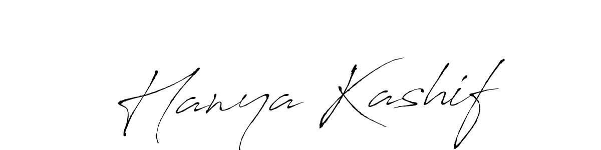 Antro_Vectra is a professional signature style that is perfect for those who want to add a touch of class to their signature. It is also a great choice for those who want to make their signature more unique. Get Hanya Kashif name to fancy signature for free. Hanya Kashif signature style 6 images and pictures png