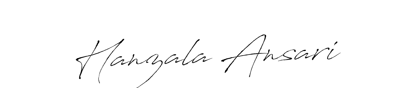 Design your own signature with our free online signature maker. With this signature software, you can create a handwritten (Antro_Vectra) signature for name Hanzala Ansari. Hanzala Ansari signature style 6 images and pictures png