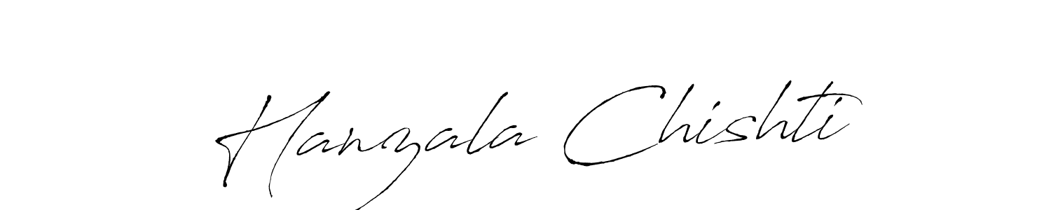 Make a beautiful signature design for name Hanzala Chishti. With this signature (Antro_Vectra) style, you can create a handwritten signature for free. Hanzala Chishti signature style 6 images and pictures png