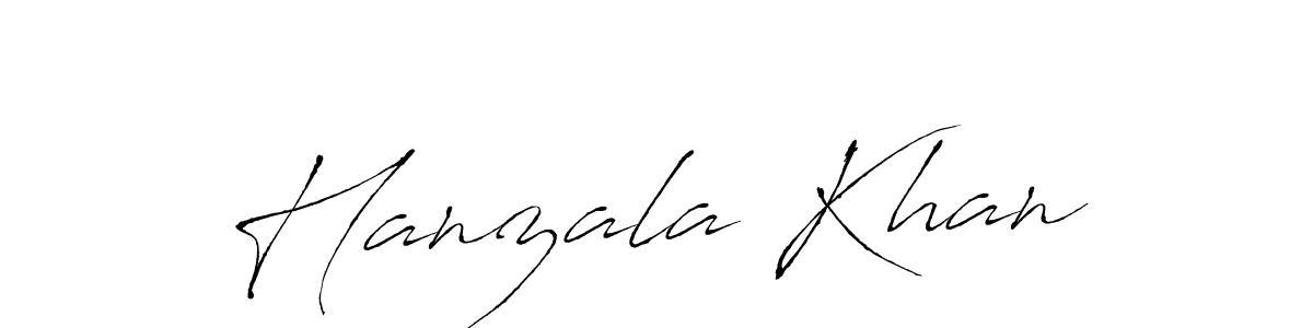 Design your own signature with our free online signature maker. With this signature software, you can create a handwritten (Antro_Vectra) signature for name Hanzala Khan. Hanzala Khan signature style 6 images and pictures png