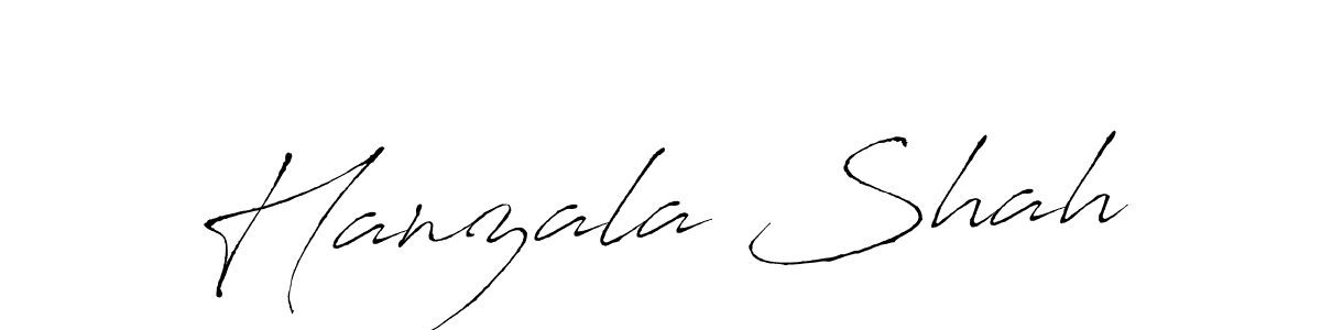 How to make Hanzala Shah name signature. Use Antro_Vectra style for creating short signs online. This is the latest handwritten sign. Hanzala Shah signature style 6 images and pictures png