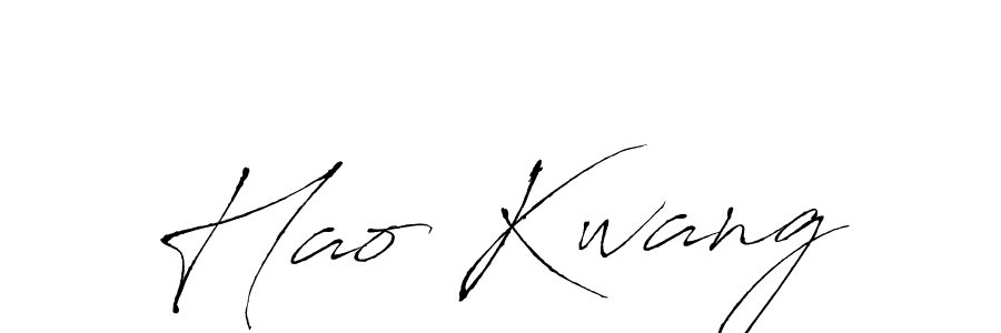 You should practise on your own different ways (Antro_Vectra) to write your name (Hao Kwang) in signature. don't let someone else do it for you. Hao Kwang signature style 6 images and pictures png