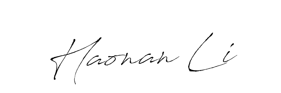 Once you've used our free online signature maker to create your best signature Antro_Vectra style, it's time to enjoy all of the benefits that Haonan Li name signing documents. Haonan Li signature style 6 images and pictures png
