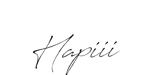 The best way (Antro_Vectra) to make a short signature is to pick only two or three words in your name. The name Hapiii include a total of six letters. For converting this name. Hapiii signature style 6 images and pictures png