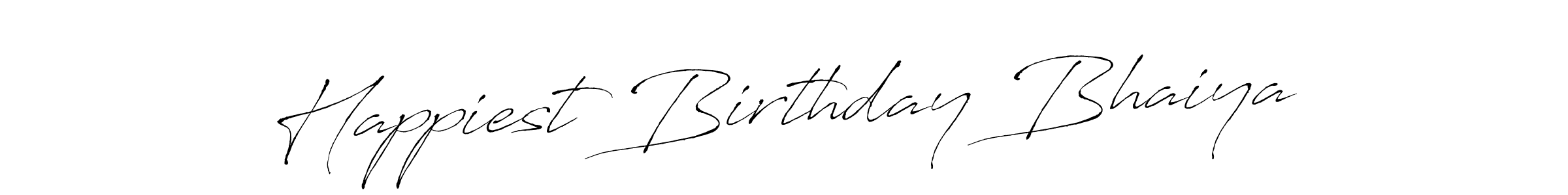 Happiest Birthday Bhaiya stylish signature style. Best Handwritten Sign (Antro_Vectra) for my name. Handwritten Signature Collection Ideas for my name Happiest Birthday Bhaiya. Happiest Birthday Bhaiya signature style 6 images and pictures png