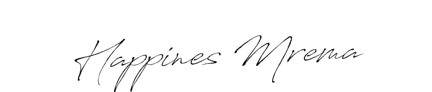 Design your own signature with our free online signature maker. With this signature software, you can create a handwritten (Antro_Vectra) signature for name Happines Mrema. Happines Mrema signature style 6 images and pictures png