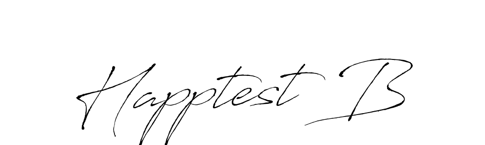 Also You can easily find your signature by using the search form. We will create Happtest B name handwritten signature images for you free of cost using Antro_Vectra sign style. Happtest B signature style 6 images and pictures png