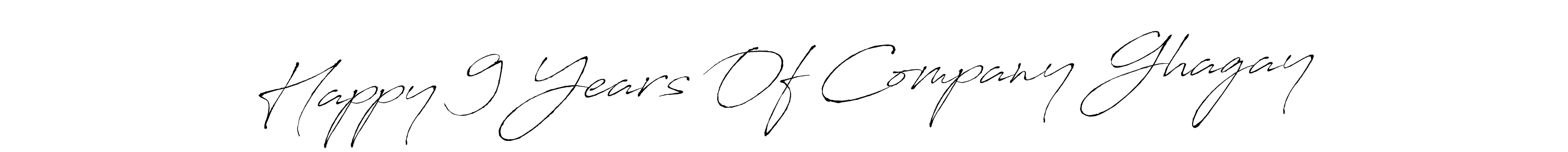 Make a beautiful signature design for name Happy 9 Years Of Company Ghagay. Use this online signature maker to create a handwritten signature for free. Happy 9 Years Of Company Ghagay signature style 6 images and pictures png