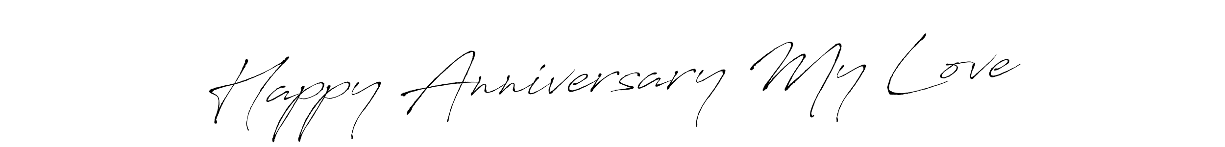 Best and Professional Signature Style for Happy Anniversary My Love. Antro_Vectra Best Signature Style Collection. Happy Anniversary My Love signature style 6 images and pictures png