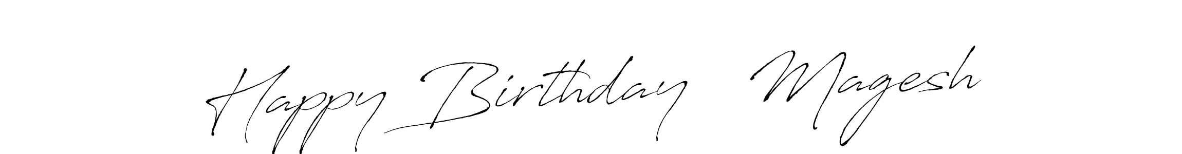 The best way (Antro_Vectra) to make a short signature is to pick only two or three words in your name. The name Happy Birthday   Magesh include a total of six letters. For converting this name. Happy Birthday   Magesh signature style 6 images and pictures png