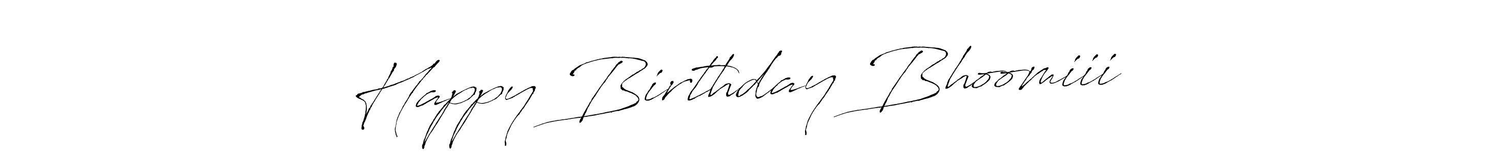 It looks lik you need a new signature style for name Happy Birthday Bhoomiii❤️. Design unique handwritten (Antro_Vectra) signature with our free signature maker in just a few clicks. Happy Birthday Bhoomiii❤️ signature style 6 images and pictures png